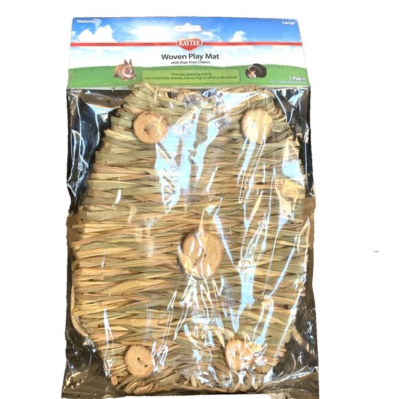 Kaytee Natural Woven Play Mat, Large for Small Animals Pets New - Picture 3 of 3